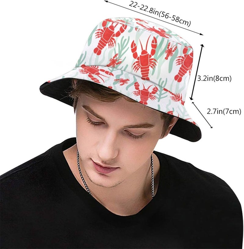 AKMCBSH Trendy Bucket Hat - Comfortable Packable Sun Beach Hat for Women Men, Perfect for Outdoor Activities Travel Hiking - Image 3